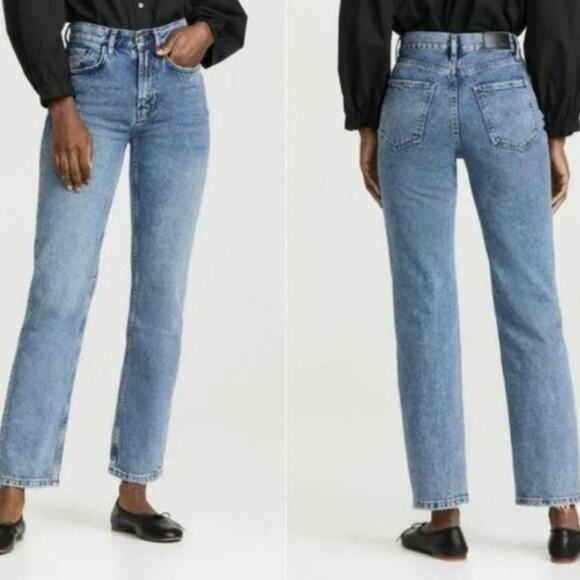 RAILS Topanga High Rise Straight Jeans - Picture 1 of 7